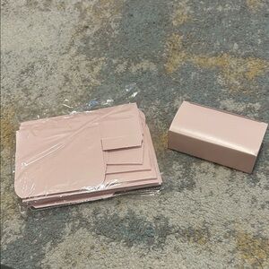 Pink Folded Paper Favor Boxes - Set of Small Gift Boxes